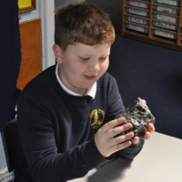 Moon rocks visit Baildon CofE Primary School