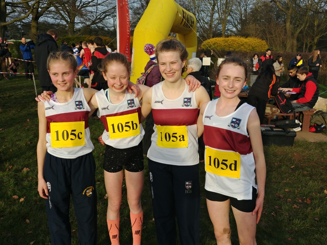 BGS girls win the King Henry VIII Cross Country Relays